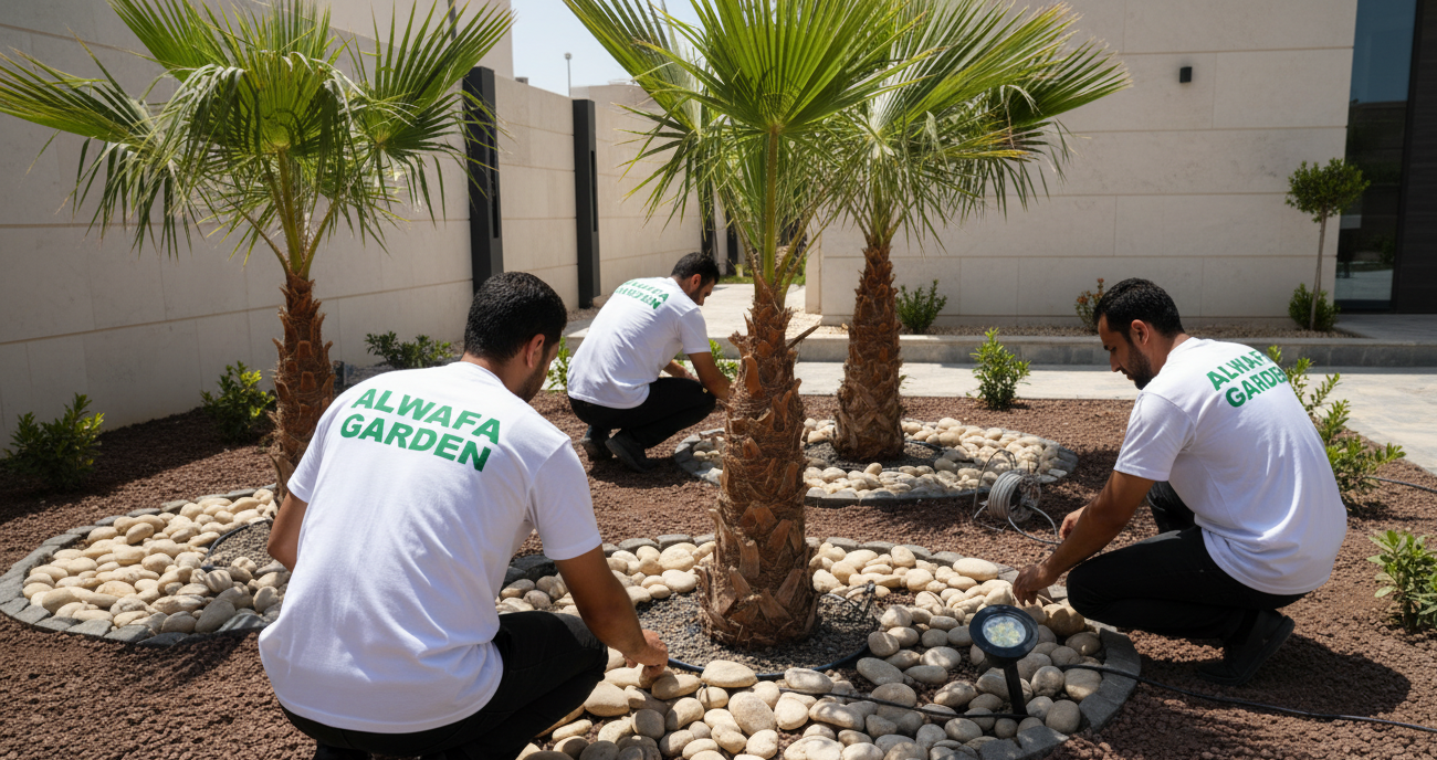 أفكار ديكورات إضاءة الحدائق