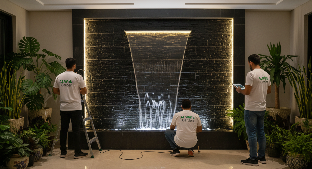 أنواع الشلالات والنوافير