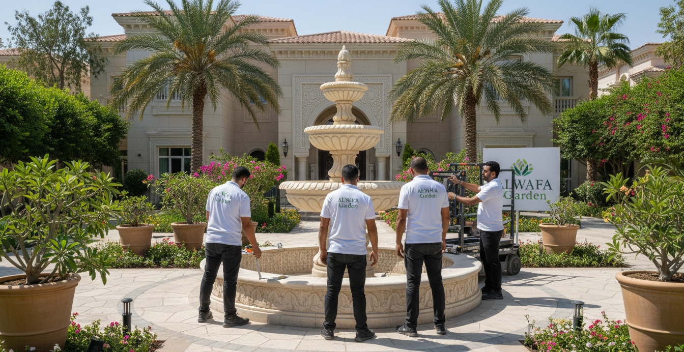 فوائد تركيب الشلالات والنوافير