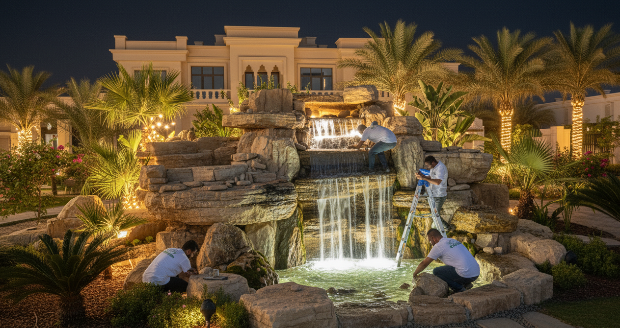 ما الذي يجعلنا أفضل شركة تركيب شلالات ونوافير؟