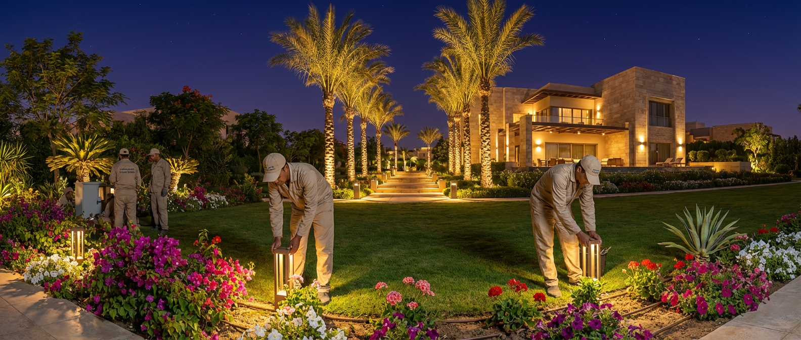 تنسيق حدائق منزلية